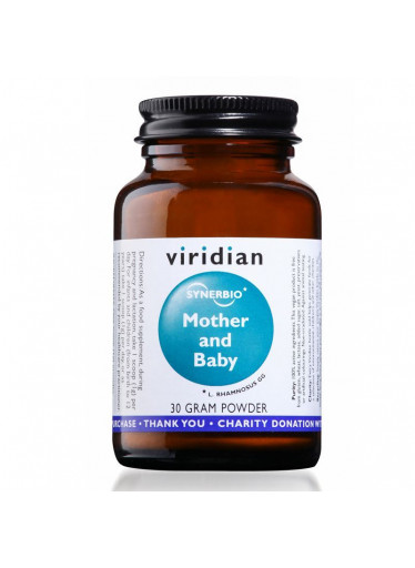 Viridian Synerbio Mother and Baby (Probiotika pro maminky a děti), 30 g