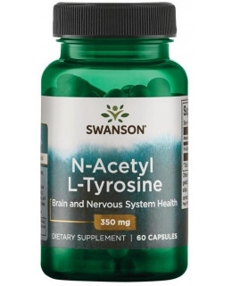 Swanson N-Acetyl L-Tyrosine, 350 mg, 60 kapslí