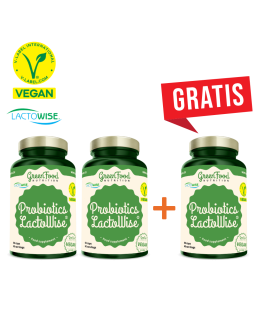 GreenFood 2 + 1 Probiotics LactoWise® 60 kapslí