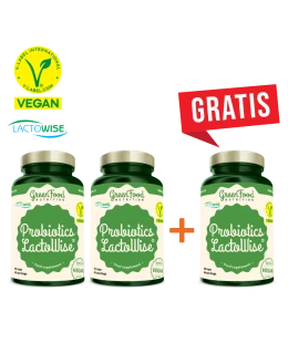 GreenFood 2 + 1 Probiotics LactoWise® 60 kapslí