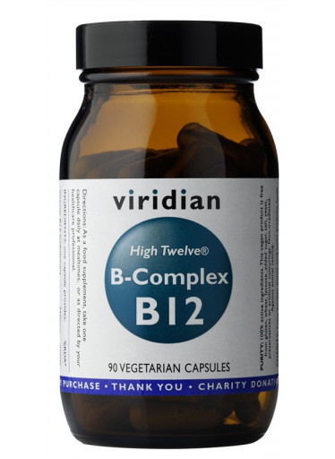 Viridian B-Complex B12 High Twelwe®, 90 kapslí