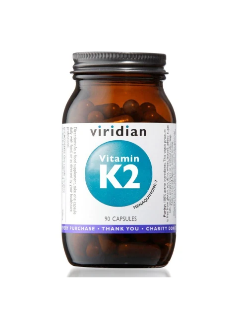 Viridian Vitamin K2, 90 kapslí