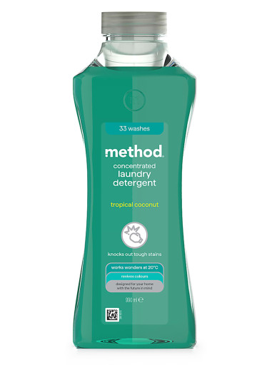 METHOD Tekutý prostředek na praní, 990 ml - Tropický kokos
