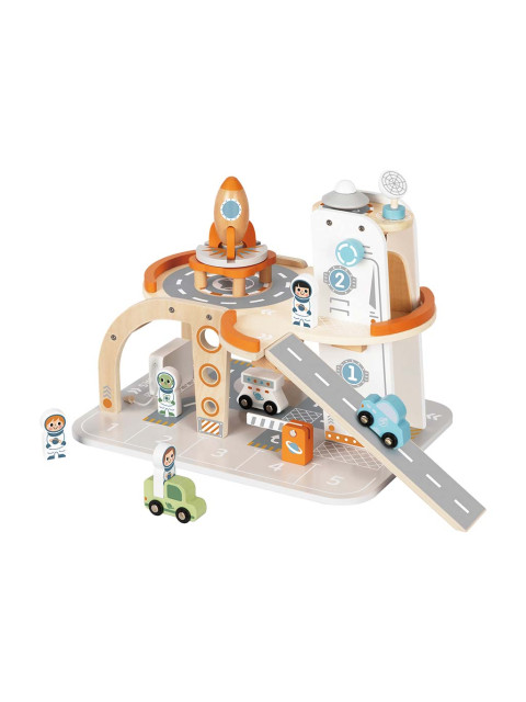 TookyToy Dřevěná vesmírná stanice s příslušenstvím