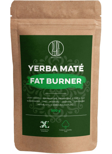 BrainMax Pure Organic Yerba Maté - Fat Burner, 500 g