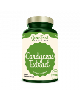 GreenFood Cordyceps extract 90 kapslí