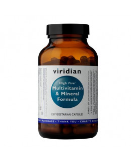 Viridian High Five Multivitamin and Mineral Formula (Multivitamín na stres a pro celkovou odolnost), 120 kapslí