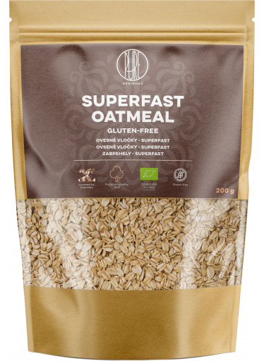 BrainMax Pure Superfast Ovesné Vločky, bezlepkové BIO, 200 g