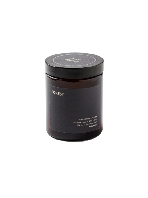 Mulieres Vonná svíčka ve skle - les (180 ml) - až 35 hodin hoření