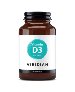 Viridian Nutrition Vitamin D3 4000 IU 90 kapslí