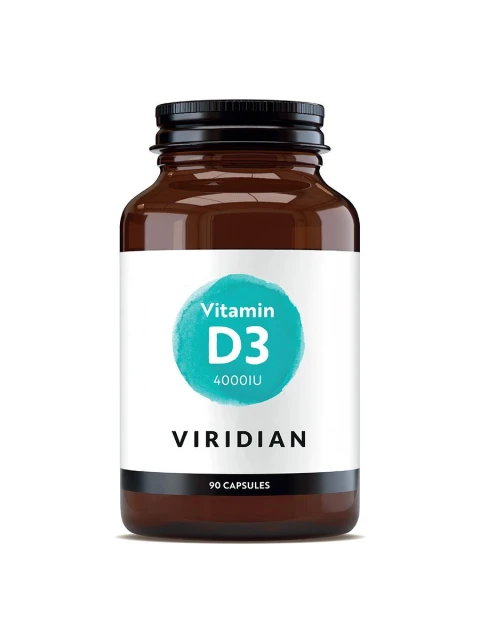 Viridian Nutrition Vitamin D3 4000 IU 90 kapslí