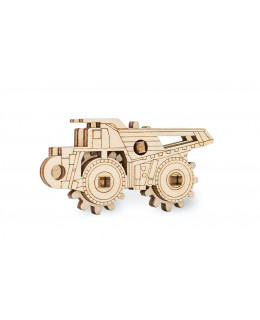 EWA Malé dřevěné mechanické 3D puzzle - Belaz