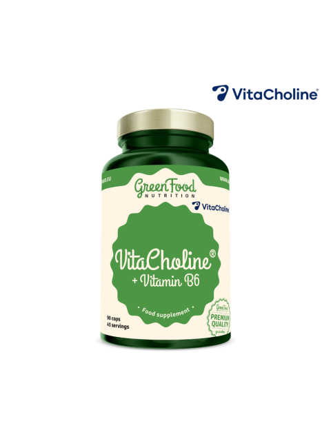GreenFood Choline + Vitamin B6 90 kapslí