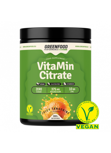 GreenFood Performance VitaMin Citrate 300g - Mandarinka