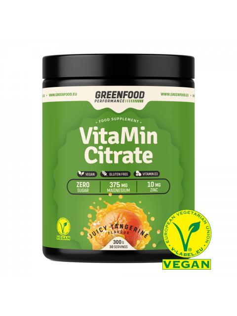 GreenFood Performance VitaMin Citrate 300g - Mandarinka