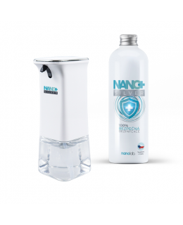 Nanolab Bezdotykový dávkovač NANO+ včetně dezinfekce 500ml - EXPIRACE 3/23