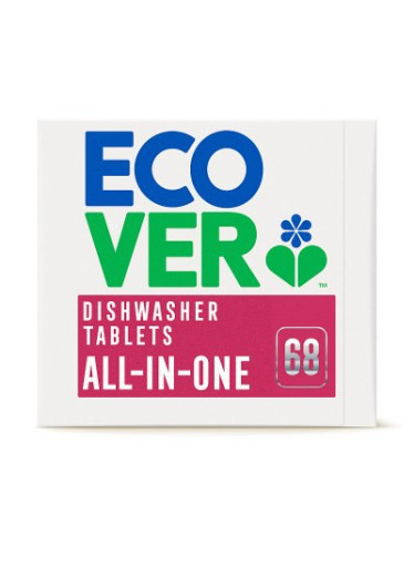 ECOVER Tablety do myčky All-In-One, 68 ks