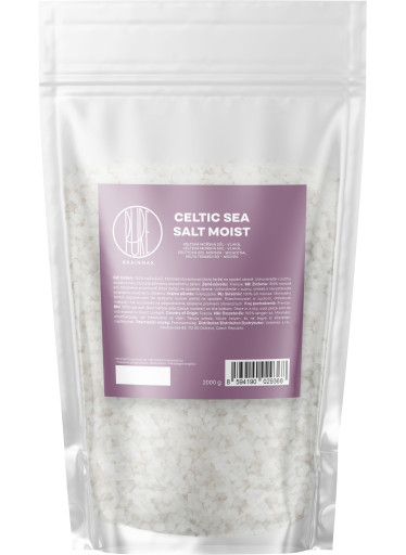 BrainMax Pure Keltská mořská sůl, vlhká, 2000 g