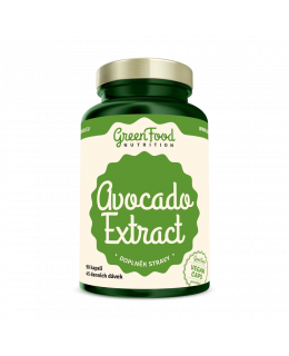 GreenFood Avocado Extract 90 kapslí - EXPIRACE 6/23