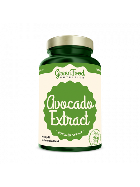 GreenFood Avocado Extract 90 kapslí - EXPIRACE 6/23