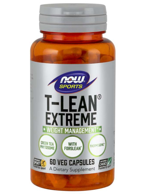 NOW T- Lean Extreme, 60 rostlinných kapslí