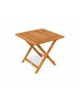 Casaria Zahradní stolek z akáciového dřeva 46 x 46 cm