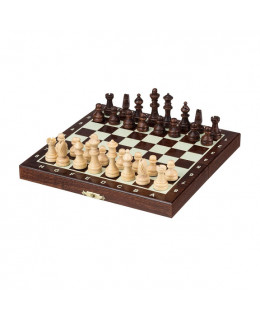 ČistéDřevo Malé magnetické dřevěné šachy