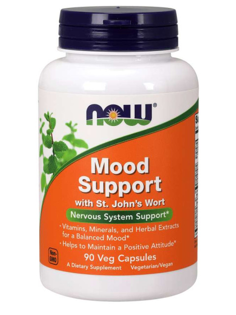 NOW Mood Support s třezalkou (podpora nálady) 90 rostlinných kapslí