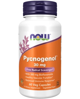 NOW Pycnogenol, 30 mg, 60 rostlinných kapslí - EXPIRACE 1/2026