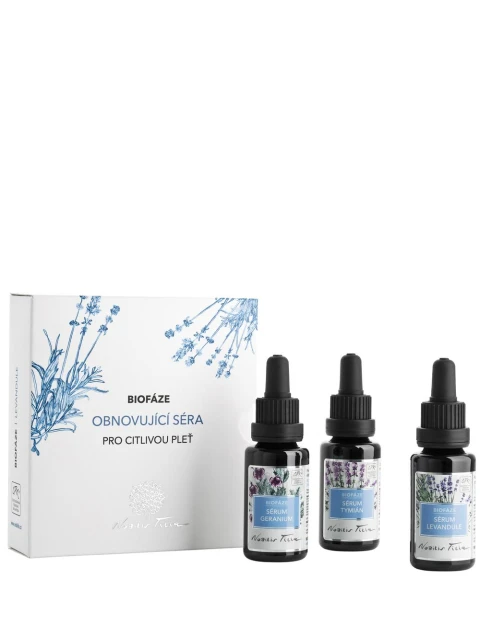 Nobilis Tilia Biofáze Obnovující séra Levandule, 3x20 ml