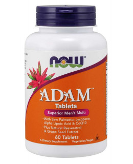 NOW Adam, Multivitamin pro muže, 60 tablet