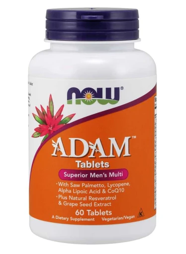 NOW Adam, Multivitamin pro muže, 60 tablet