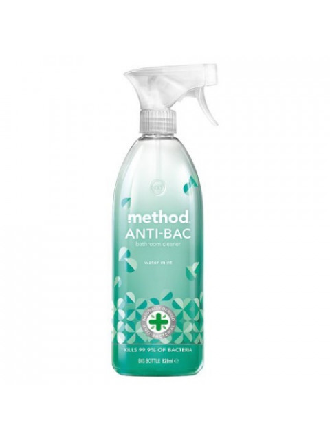 METHOD antibakteriální čistič na koupelny, 830 ml - Water mint