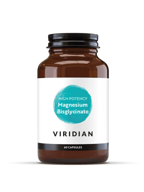 Viridian Nutrition Magnesium Bisglycinate High Potency 60 kapslí