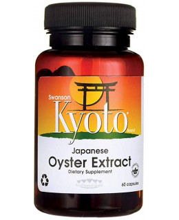 Swanson Oyster Extract (extrakt z ústřice), 100% přírodní, 500 mg, 60 kapslí