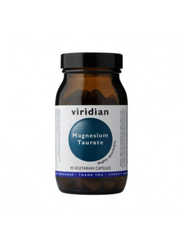 Viridian Magnesium Taurate (Taurát hořečnatý), 90 kapslí