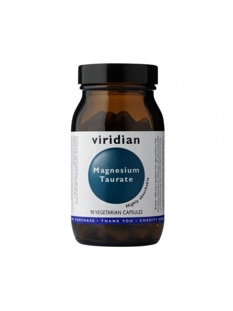 Viridian Magnesium Taurate (Taurát hořečnatý), 90 kapslí