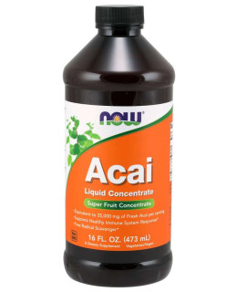 NOW Acai Liquid Concentrate (Koncentrát Acai), 473 ml