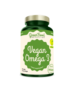 GreenFood Vegan Omega 3, 90 kapslí