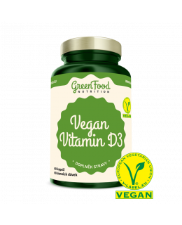 GreenFood Vegan Vitamin D3 60 kapslí