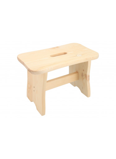 ČistéDřevo Dřevěná stolička 39 x 23 x 27 cm