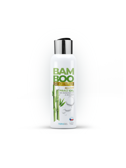 Nanolab Jemný prací gel na šátky a roušky BAMBOO Gold 100ml - EXPIRACE 3/2023