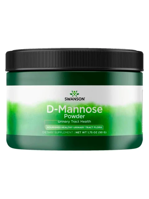 Swanson D-Mannose Powder (D-manóza prášek), 50 g - EXPIRACE 1/2025