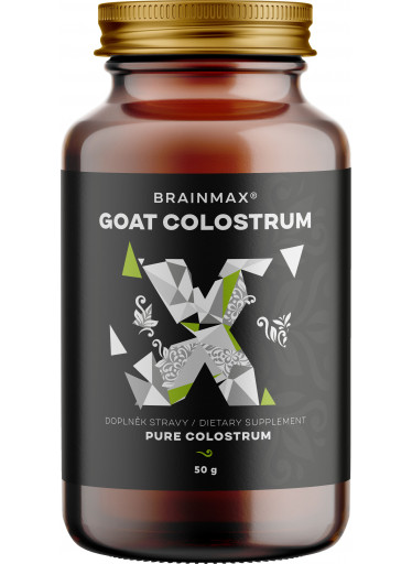 BrainMax Goat Colostrum, kozí kolostrum v prášku, 50 g