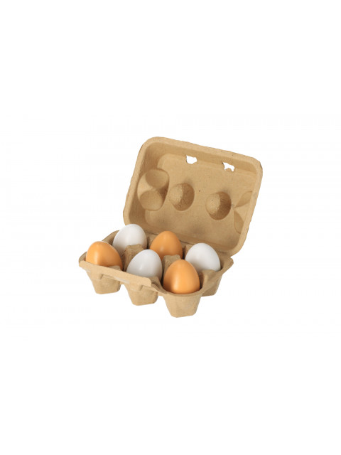 Bigjigs Dřevěná vajíčka v krabičce