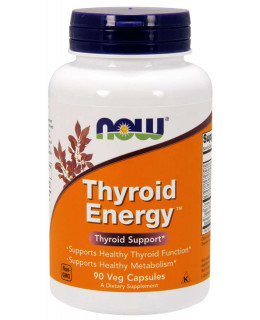NOW Thyroid Energy (Štítná žláza), 90 rostlinných kapslí