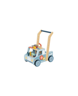 TookyToy Dřevěné dětské chodítko 2 v 1