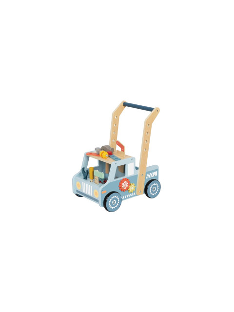 TookyToy Dřevěné dětské chodítko 2 v 1