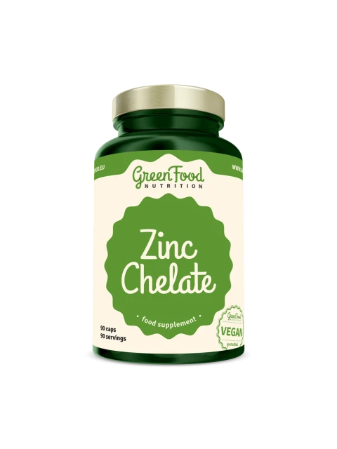 GreenFood Zinek Chelát 90 kapslí