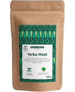 BrainMax Pure Organic Yerba Maté, 500 g - EXPIRACE 2/2025